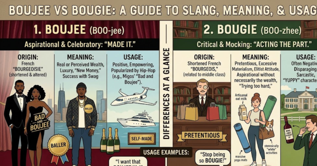 Boujee vs Bougie: Meaning, Spelling & Usage