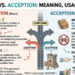 Exception vs Acception: Meaning, Usage & Examples