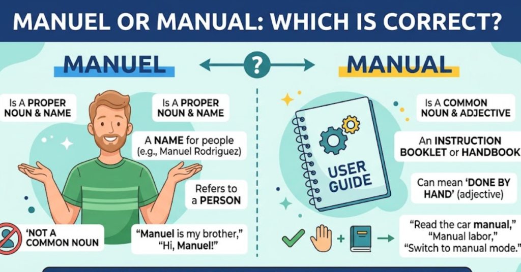 Manuel or Manual: Which Is Correct
