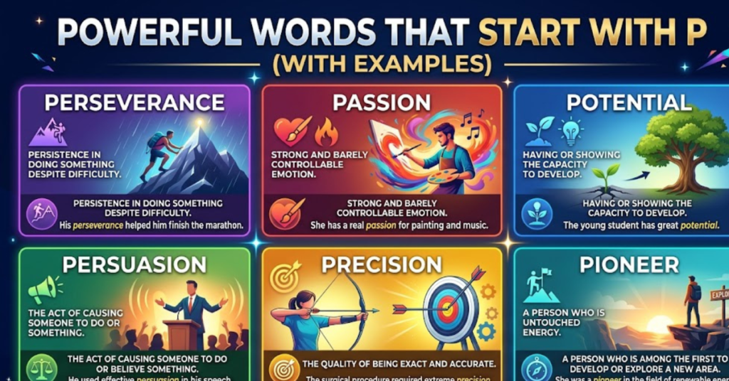Powerful Words That Start With P (With Examples)