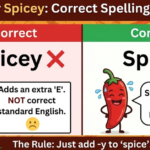 Spicy or Spicey: Correct Spelling Explained