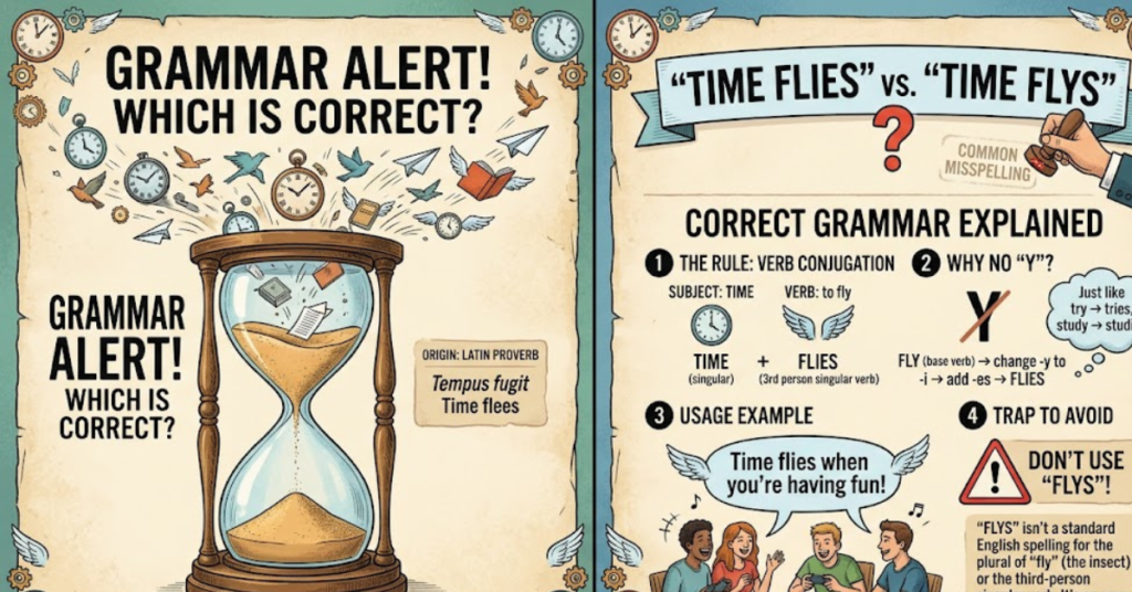 Time Flies or Time Flys? Correct Grammar Explained