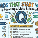 Words That Start With Q Meanings, Lists & Examples