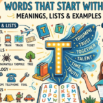 Words That Start With T: Meanings, Lists & Examples