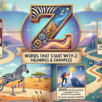 Words That Start With Z: Meanings, Lists & Examples
