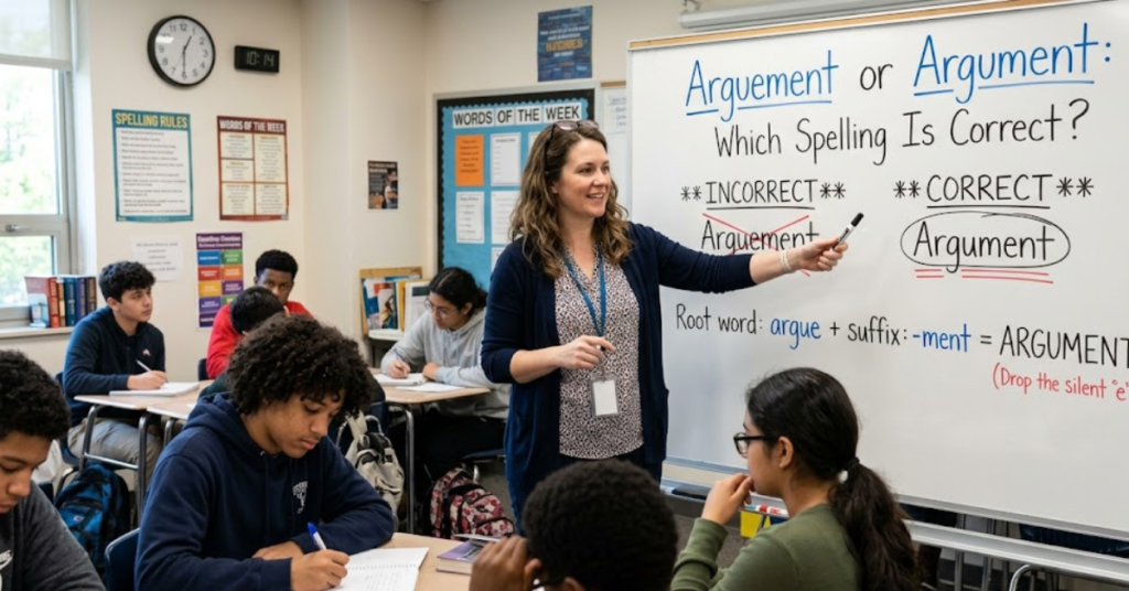 Arguement or Argument Which Spelling Is Correct