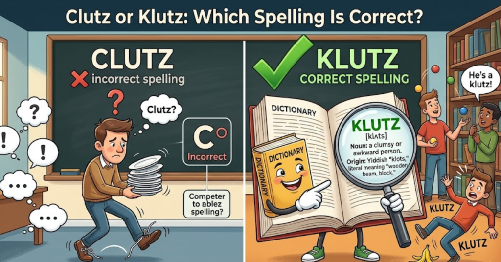 Clutz or Klutz: Which Spelling Is Correct?