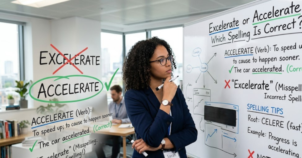 Excelerate or Accelerate: Which Spelling Is Correct?