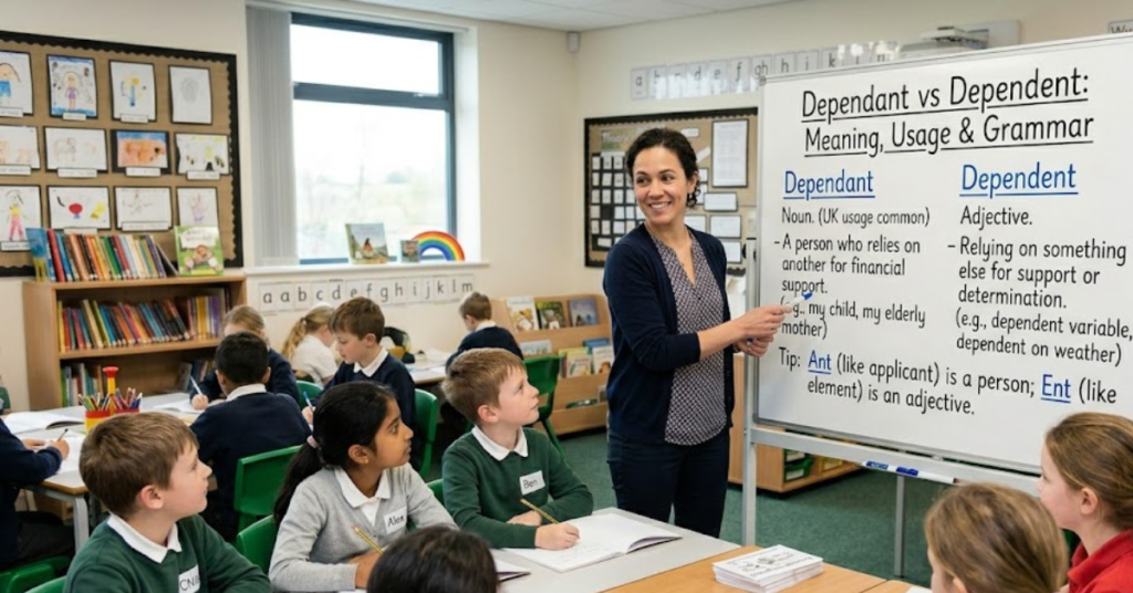Dependant vs Dependent Meaning, Usage & Grammar