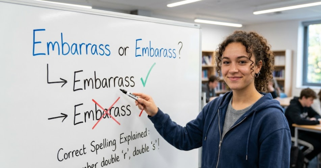Embarrass or Embarass Correct Spelling Explained