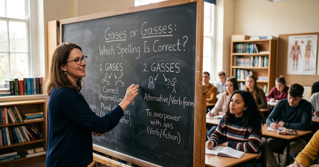 Gases or Gasses: Which Spelling Is Correct?
