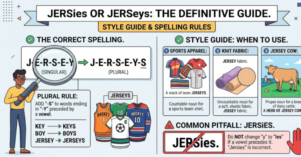 Jersies or Jerseys Correct Spelling & Style Guide