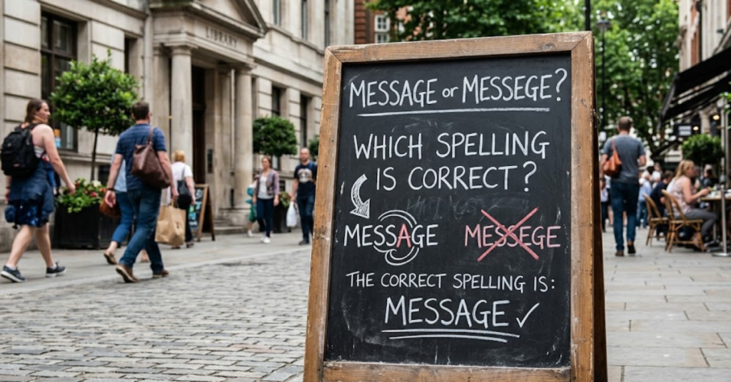 Messege or Message Which Spelling Is Correct