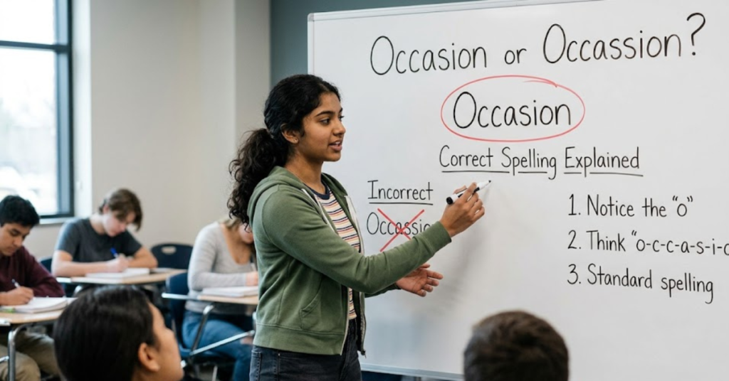 Occasion or Occassion Correct Spelling Explained