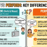 Preform vs Perform Key Differences Explained