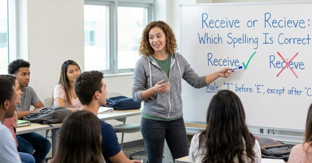 Receive or Recieve Which Spelling Is Correct