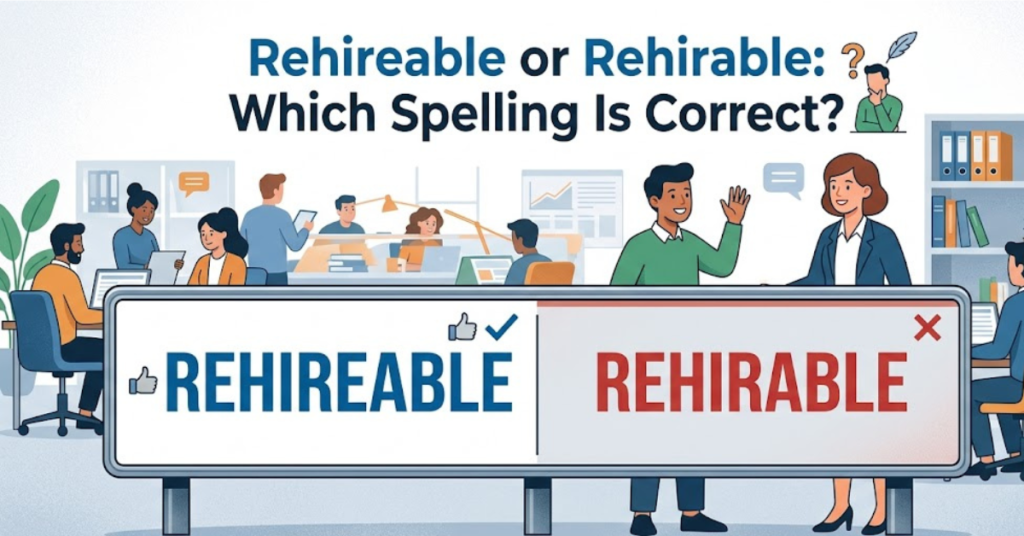 Rehireable or Rehirable: Which Spelling Is Correct?