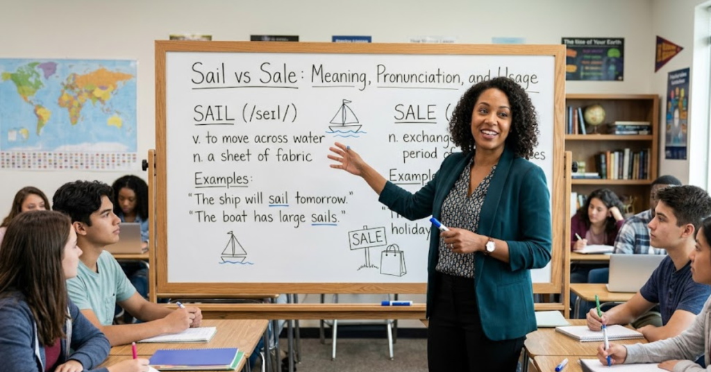 Sail vs Sale Meaning, Pronunciation, and Usage