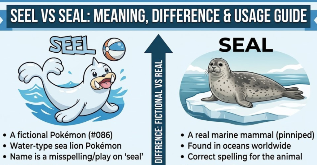 Seel vs Seal: Meaning, Difference & Usage Guide