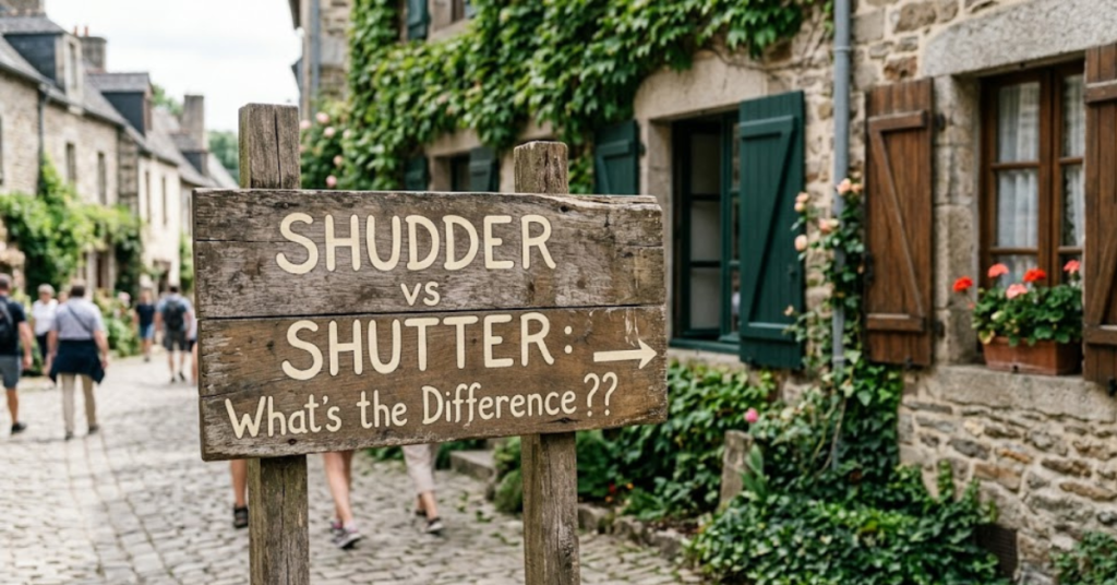 Shudder vs Shutter: What’s the Difference?