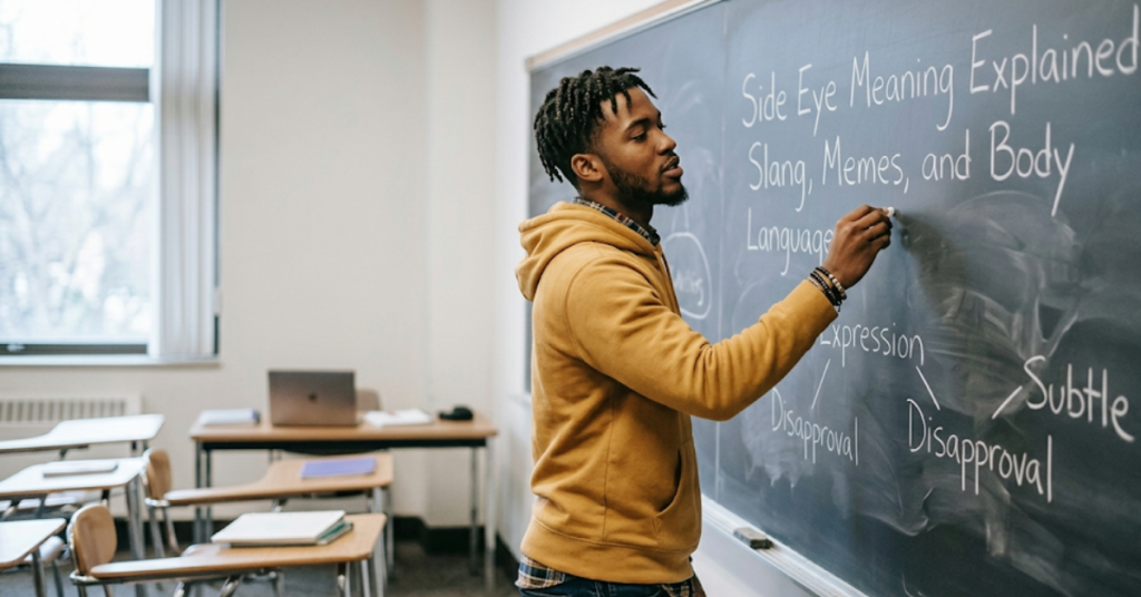 Side Eye Meaning Explained Slang, Memes, and Body Language
