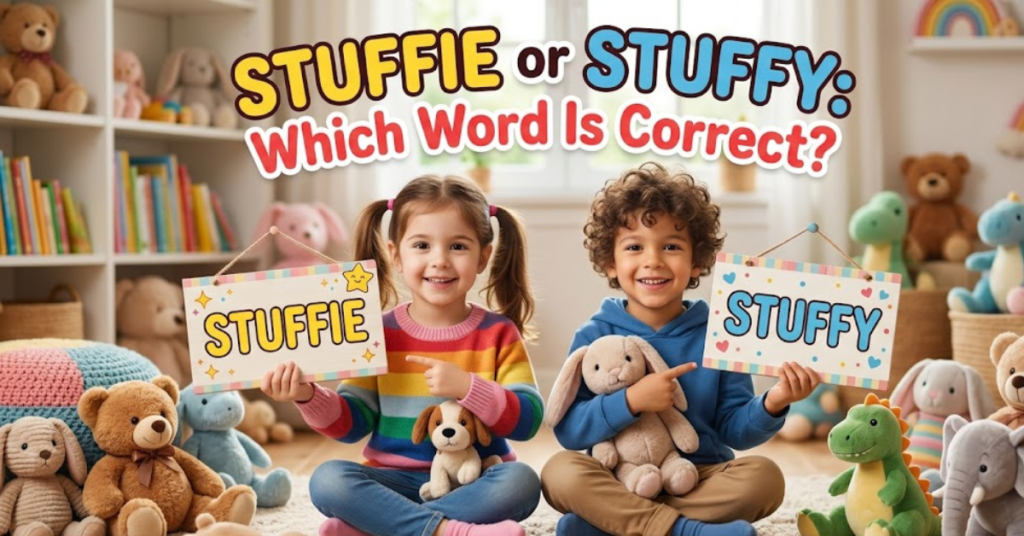 Stuffie or Stuffy Which Word Is Correct