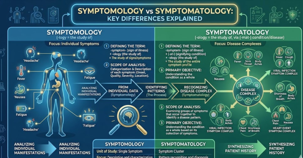 Symptomology vs Symptomatology Key Differences Explained