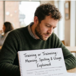 Training or Trainning Meaning, Spelling & Usage Explained
