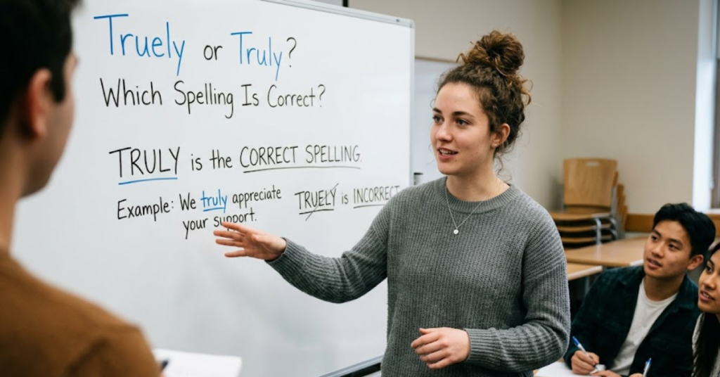 Truely or Truly Which Spelling Is Correct