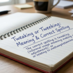 Tweaking or Tweeking Meaning & Correct Spelling