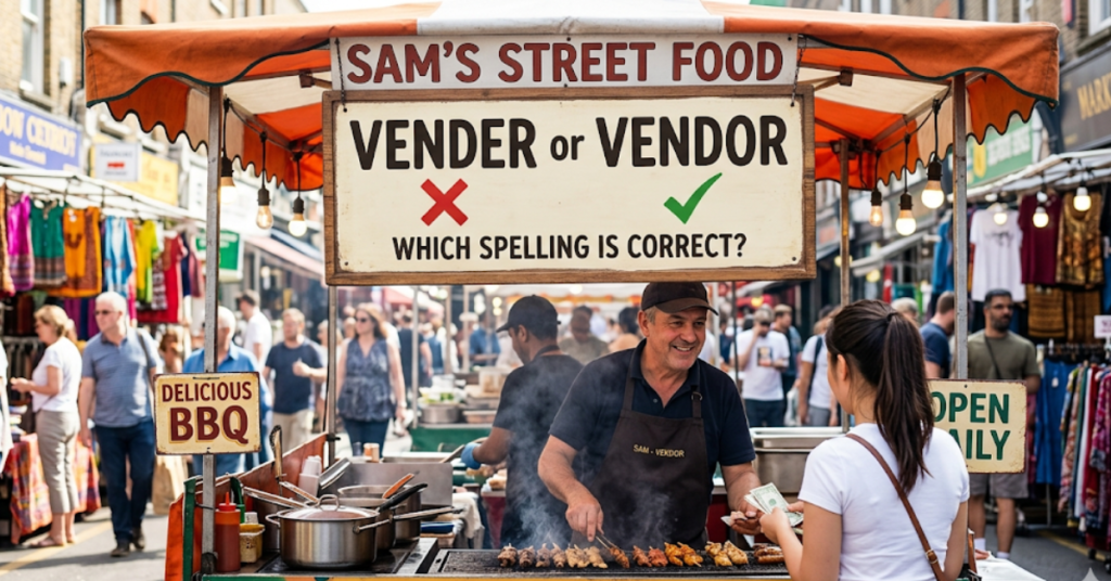 Vender or Vendor: Which Spelling Is Correct?