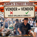 Vender or Vendor: Which Spelling Is Correct?