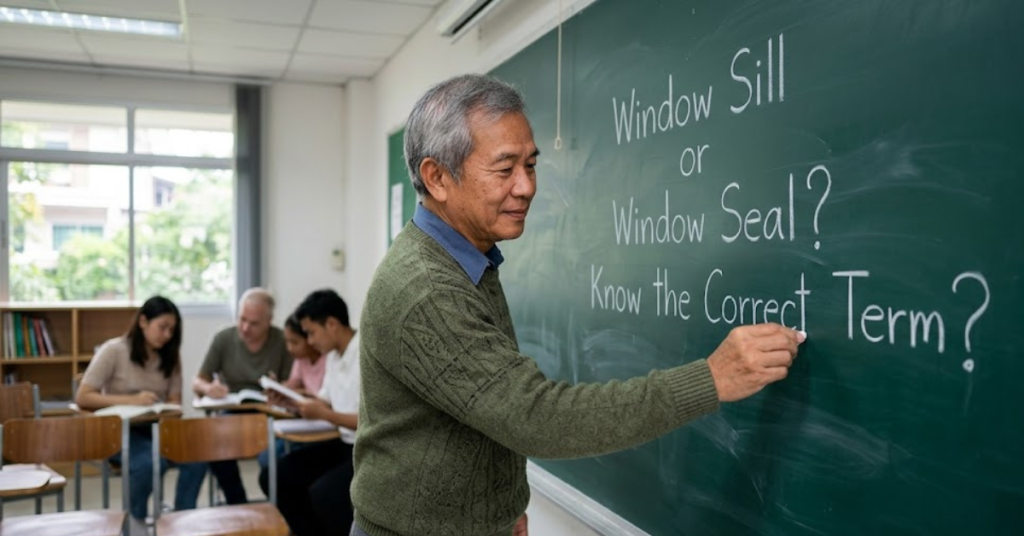 Window Sill or Window Seal Know the Correct Term