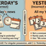 Yesterdays or Yesterday’s Which Is Correct