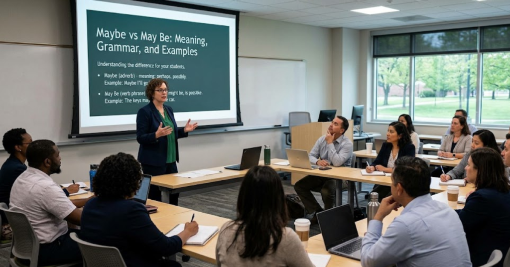 Maybe vs May Be: Meaning, Grammar, and Examples