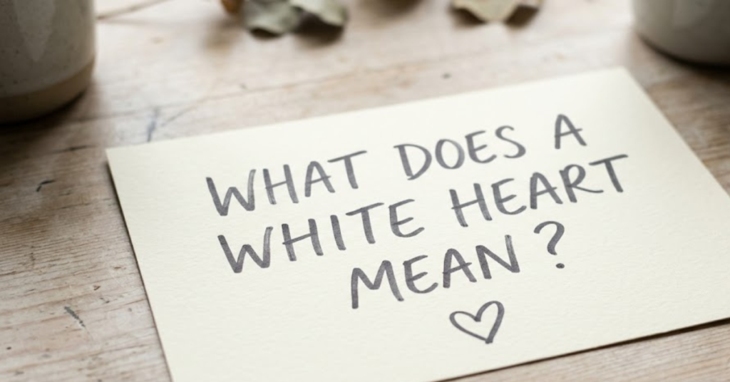 What Does a White Heart Mean? Emoji Meaning Explained