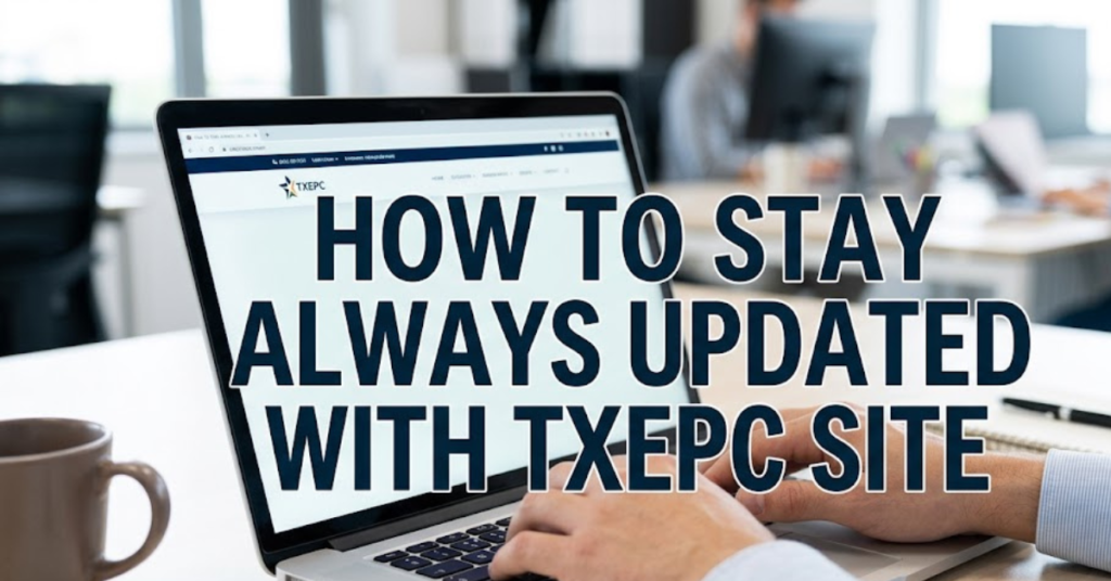 How to Stay Always Updated With TXEPC Site: A Complete Guide