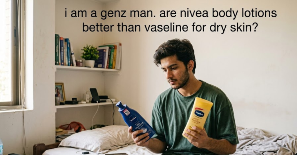 I Am a Gen Z Man. Are Nivea Body Lotions Better Than Vaseline for Dry Skin?