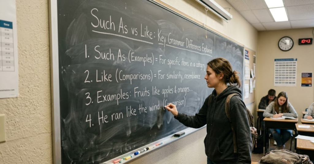 Such As vs Like: Key Grammar Differences Explained