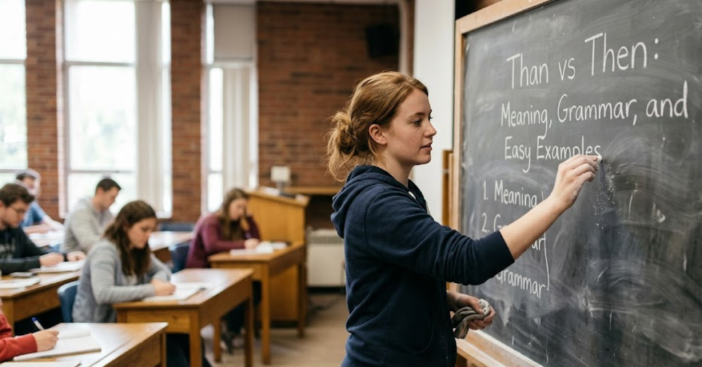 Than vs Then: Meaning, Grammar, and Easy Examples